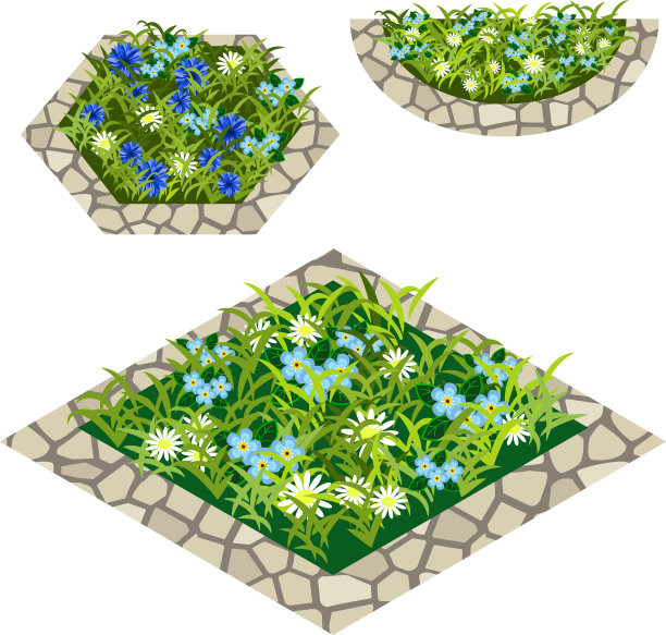 一套花，创造园林场景图片下载