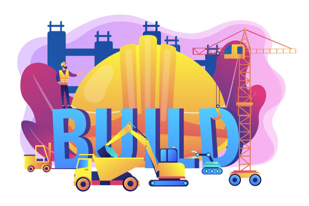 现代工程机械概念图片下载