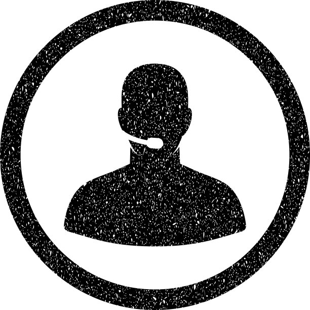 呼叫中心操作员颗粒纹理图标图片下载