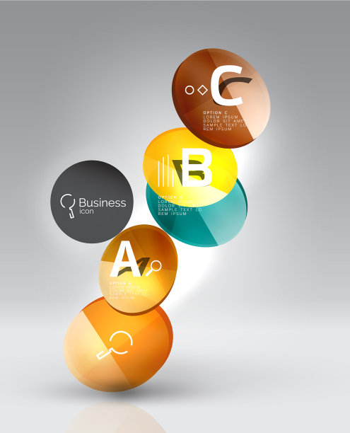 圆信息图图片下载