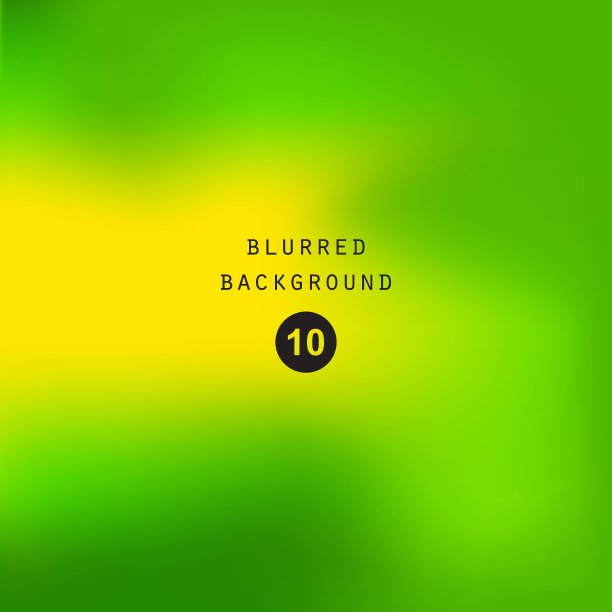 鲜艳多彩的现代光滑多汁的绿色黄色图片下载