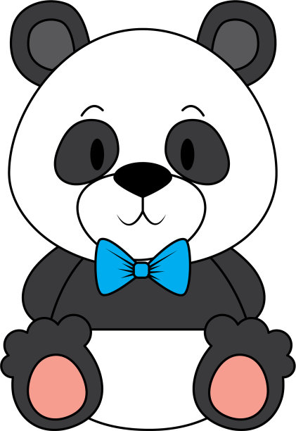 可爱可爱的熊猫熊性格图片下载