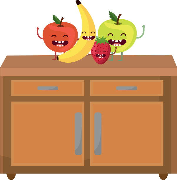 美味可口的水果卡通图片下载