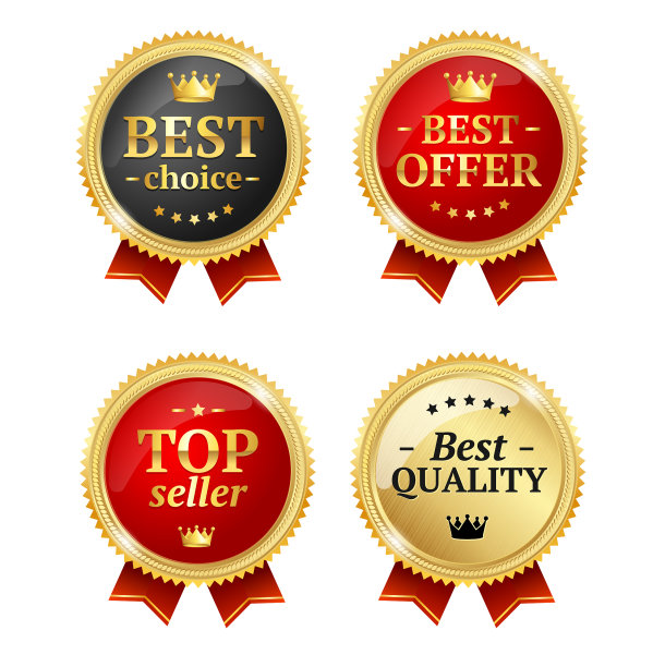 最好提供或选择销售标签奖章套图片下载