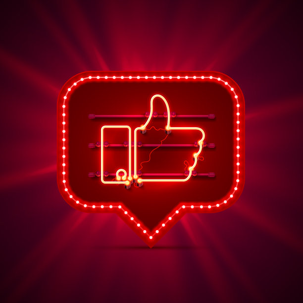 霓虹招牌颜色图片下载