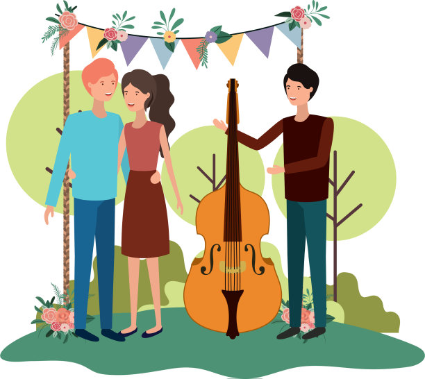 用乐器将人分组图片下载