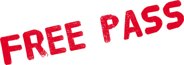 免票橡皮图章图片下载