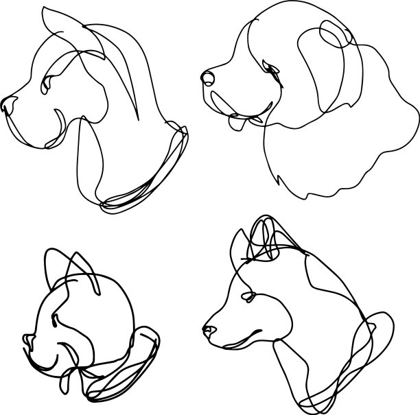 连续线压钩集图片下载