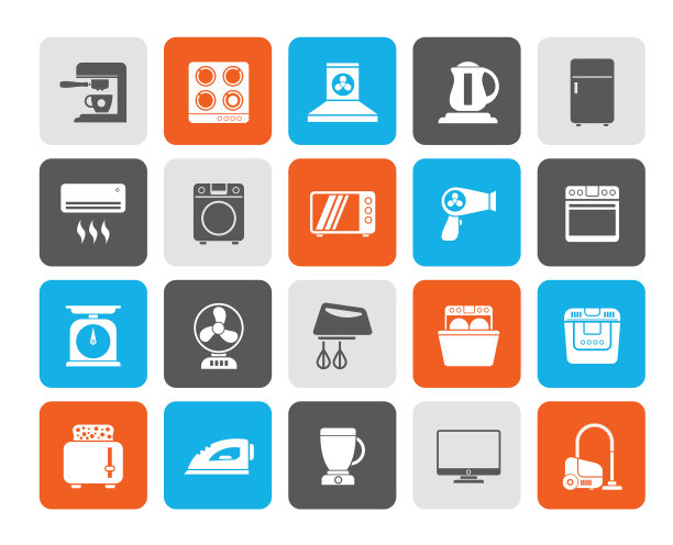 家用电器和电子产品图标图片下载