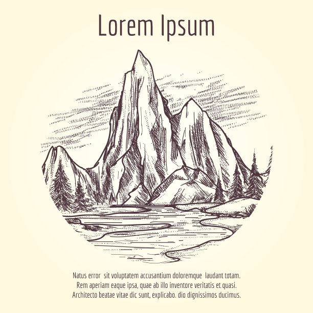 景观旅游横幅设计图片下载