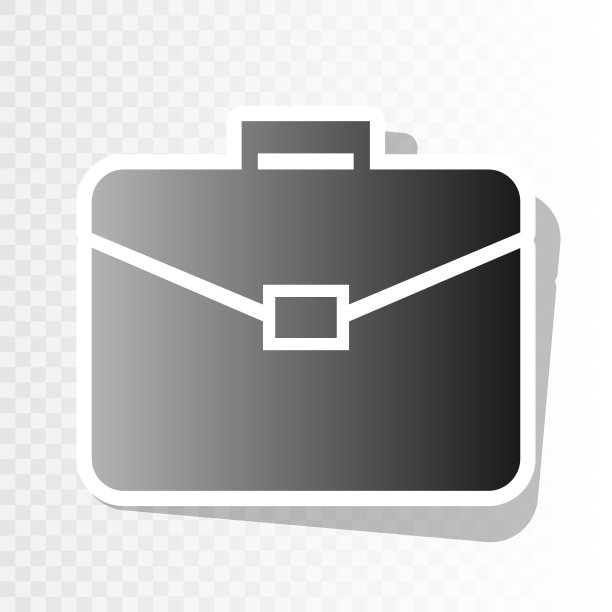 公文包新年标志图片下载