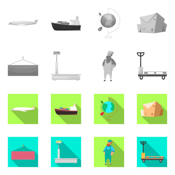 设计货物及货物标志集合图片下载