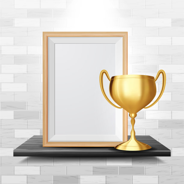 证书证书与金杯奢侈品文凭图片下载