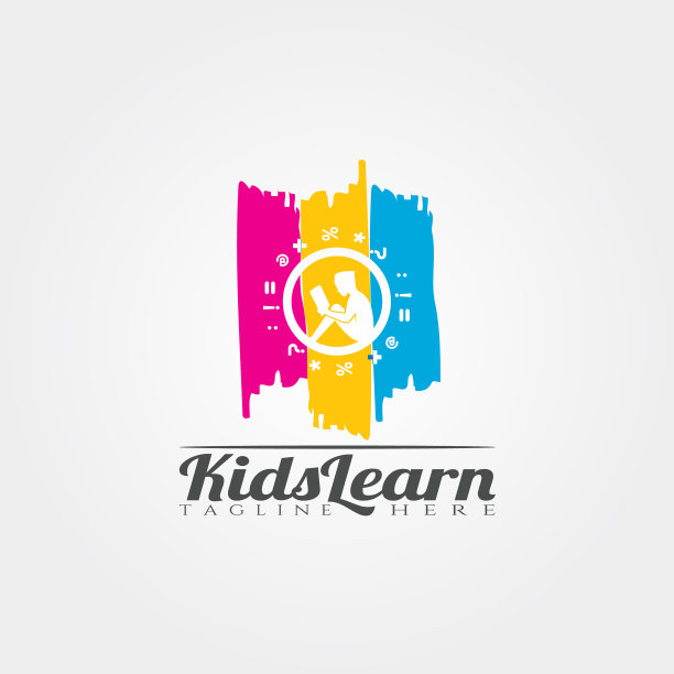 儿童学习商标设计，儿童学习图片下载