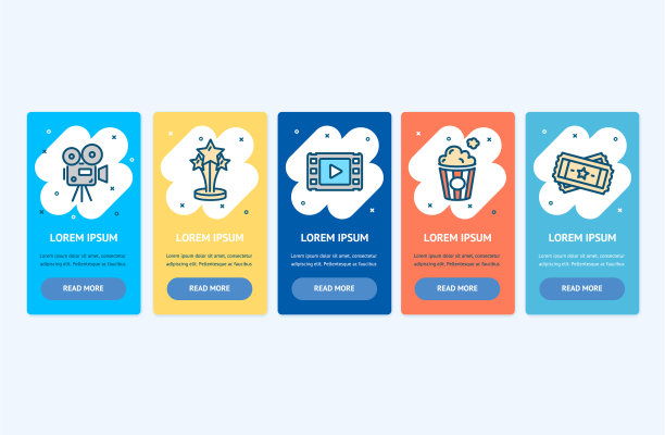 一个登机应用屏幕卡电影制作图片下载