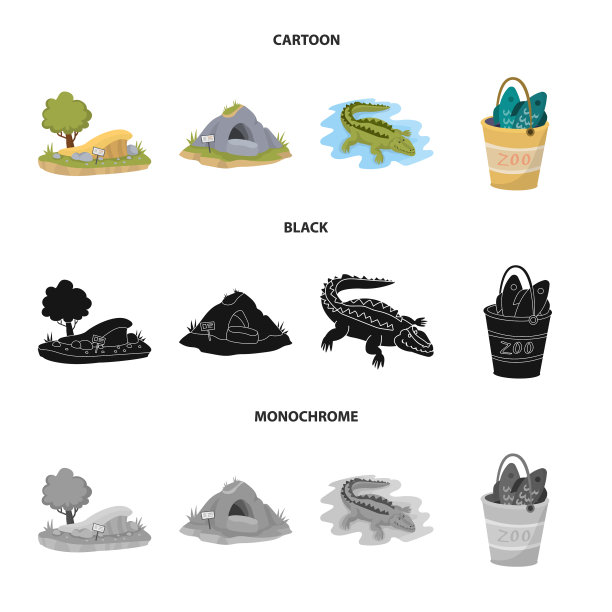 自然和有趣的图标集图片下载