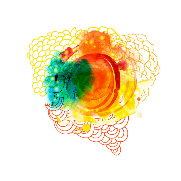 阳光blob艺术背景图片下载