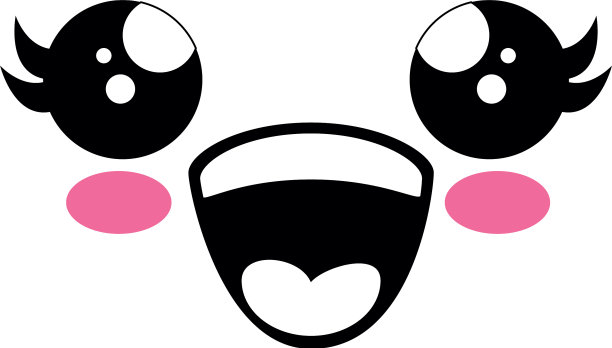 可爱的卡通脸图片下载