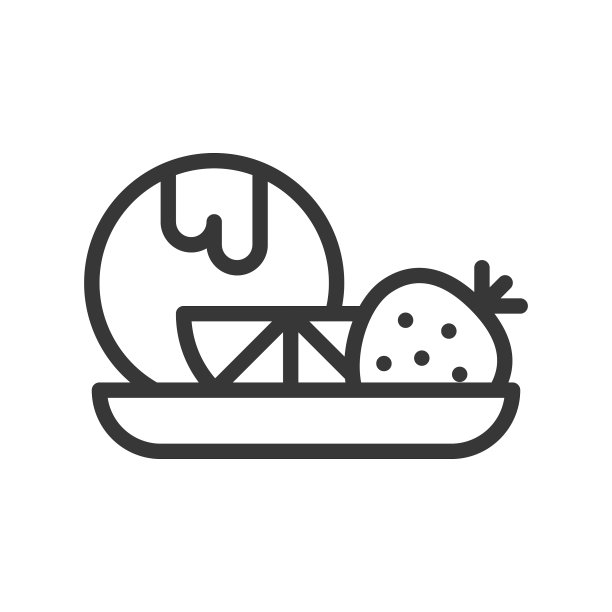 冰淇淋勺与水果甜点图片下载