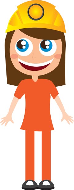 矿工漫画人物工人图片下载