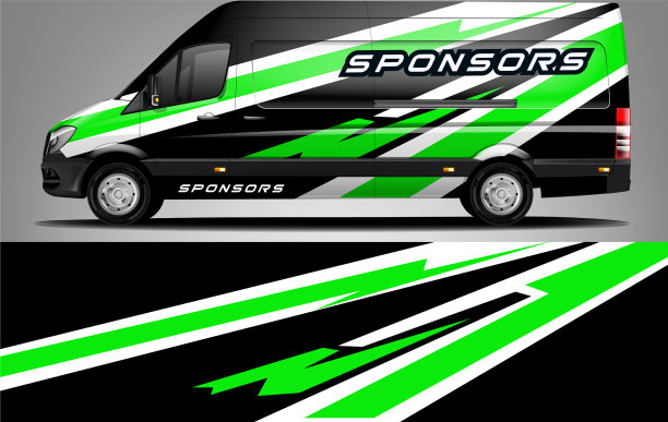 汽车贴花包装设计图片下载