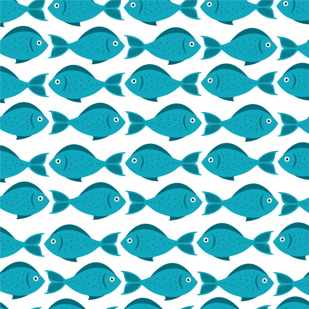 海鱼孤立图标图片下载