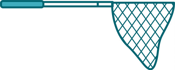 渔网孤立图标图片下载