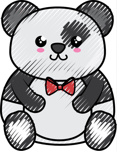 小熊熊猫卡哇伊卡通图片下载