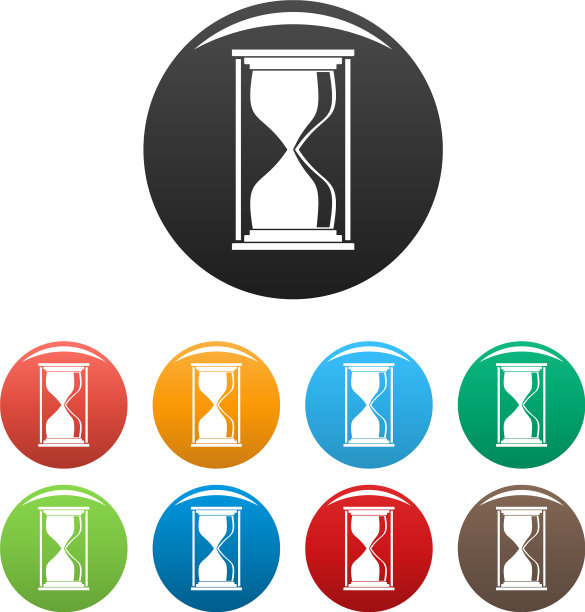 沙漏图标设置颜色图片下载