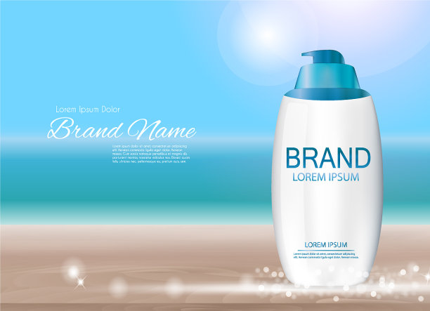 为广告设计化妆品产品模板图片下载