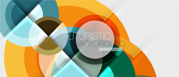 几何设计抽象背景-圆图片下载