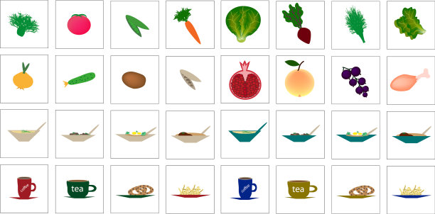 设置图标与食物蔬菜水果图片下载