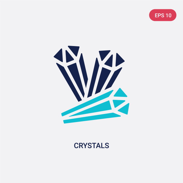 两个彩色水晶图标从万圣节的概念图片下载