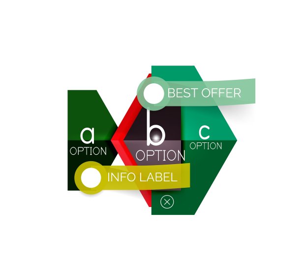 摘要信息图形几何模板图片下载