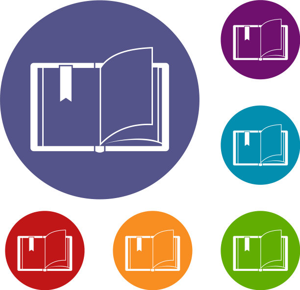 打开书图标集图片下载