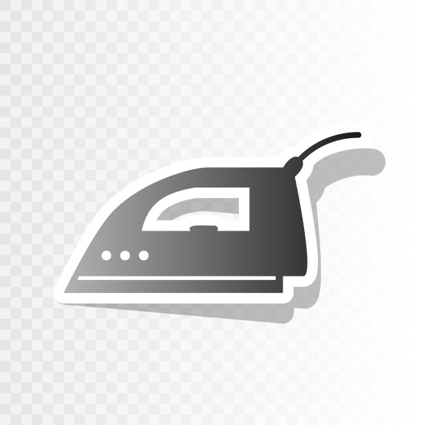 熨斗标志新年黑色图片下载