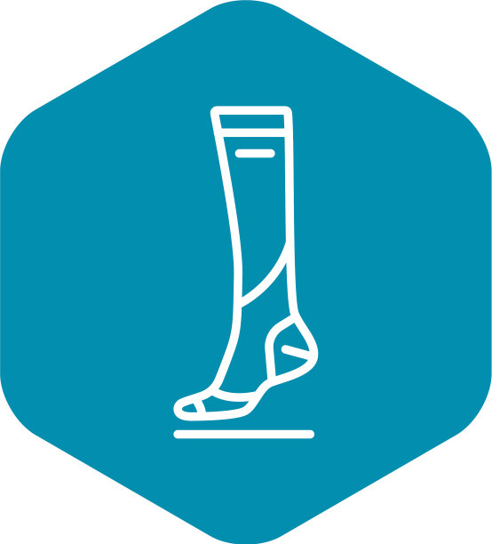 足球袜图标轮廓风格图片下载