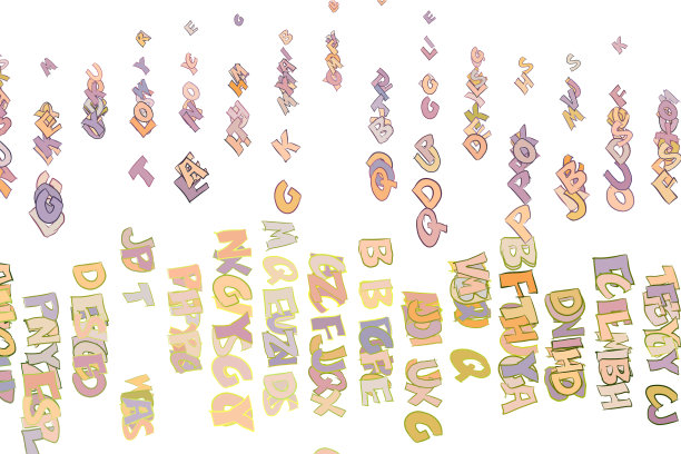 字母表的字母背景颜色好图片下载