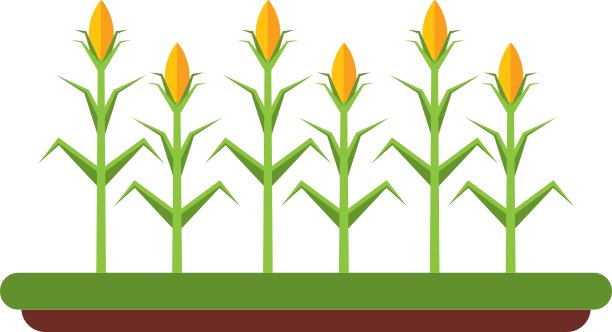 农业栽培孤立标志图片下载