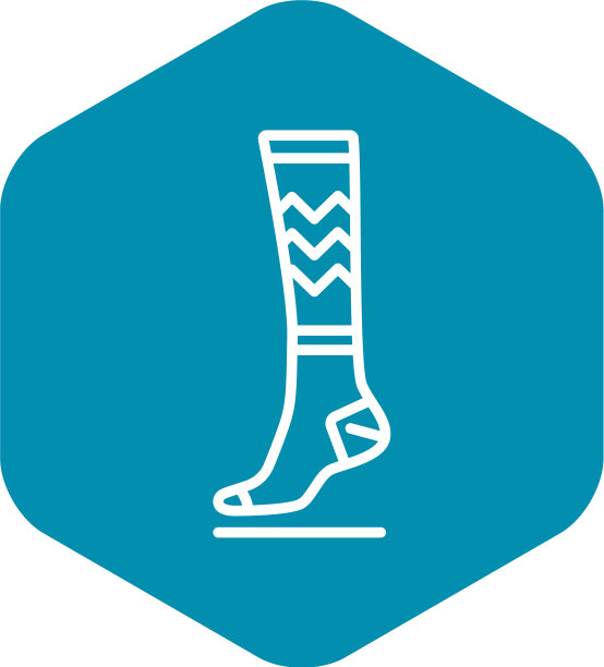 棉袜图标轮廓风格图片下载