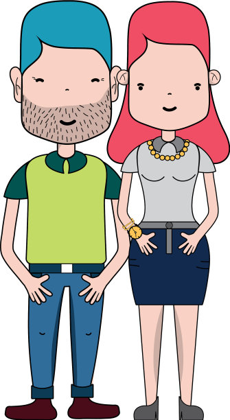 发型和休闲装很不错图片下载