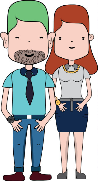 发型和休闲装很不错图片下载