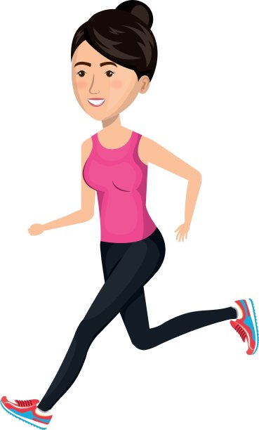 女性跑步运动员图片下载
