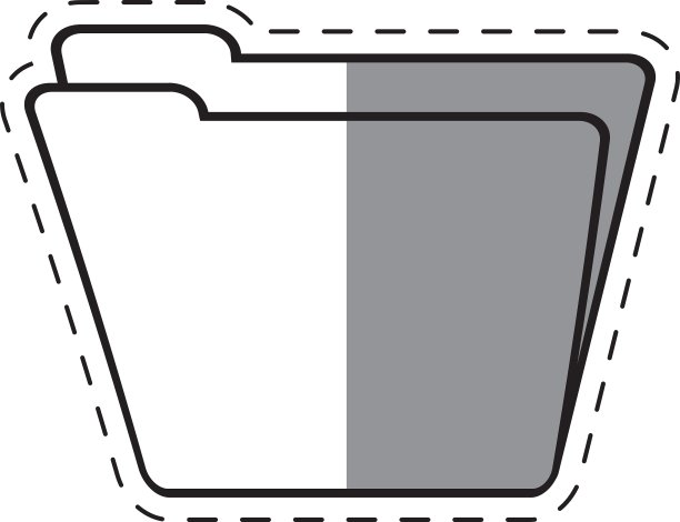 文件夹文件文档行阴影图片下载