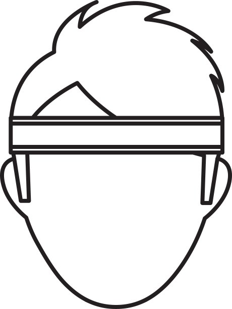 带运动发带的男人图片下载