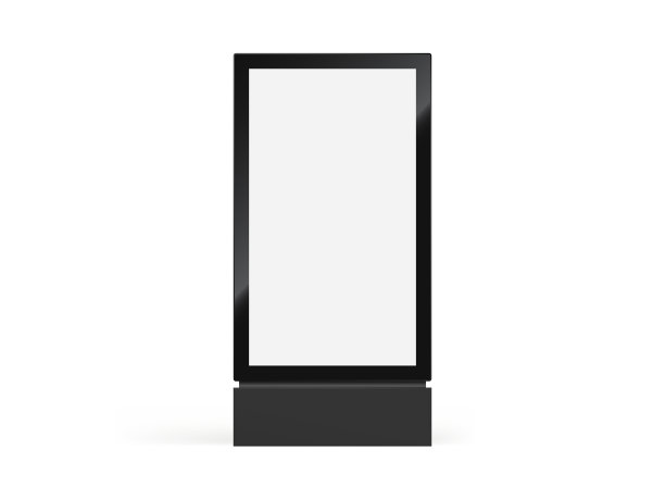 图腾标志模型灯箱或垂直城市图片下载