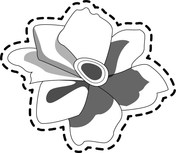 精致的花朵图标形象图片下载