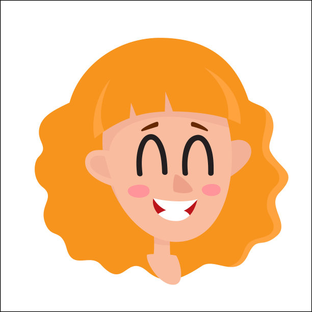 漂亮的金发女人笑脸图片下载