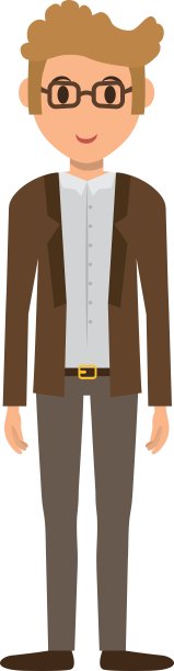 人卡通孤立图片下载