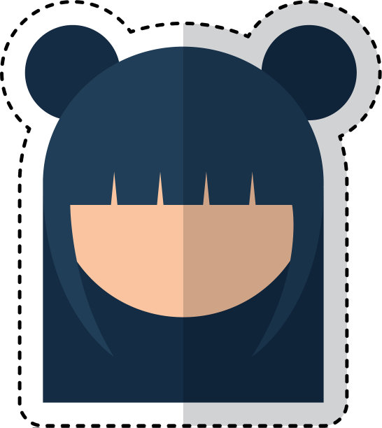 可爱的日本娃娃头图片下载